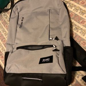 Solo grey backpack